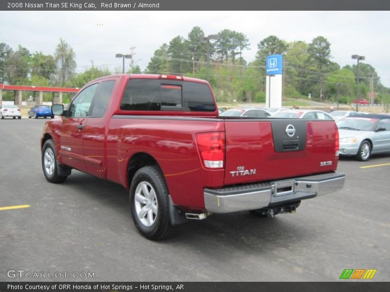 Red Brawn / Almond 2008 Nissan Titan SE King Cab