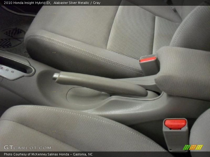 Alabaster Silver Metallic / Gray 2010 Honda Insight Hybrid EX