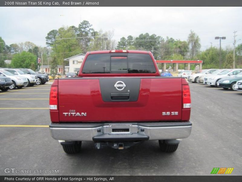 Red Brawn / Almond 2008 Nissan Titan SE King Cab