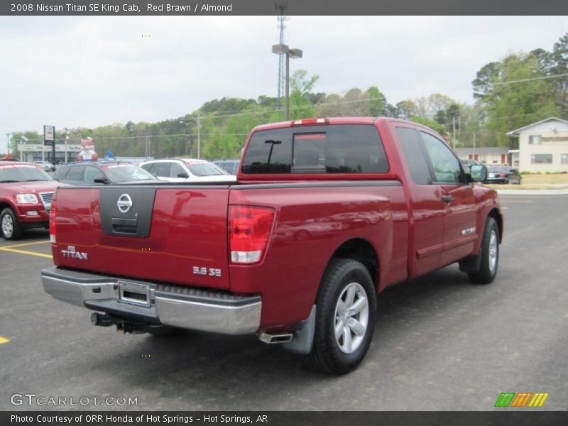 Red Brawn / Almond 2008 Nissan Titan SE King Cab