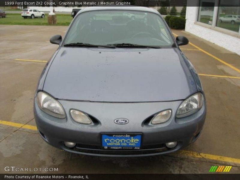 Graphite Blue Metallic / Medium Graphite 1999 Ford Escort ZX2 Coupe