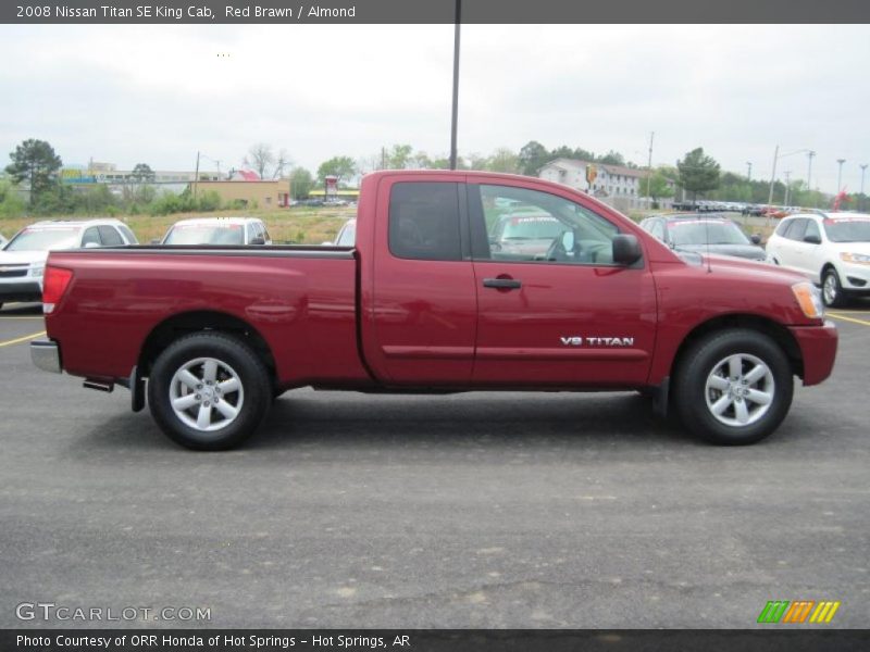  2008 Titan SE King Cab Red Brawn