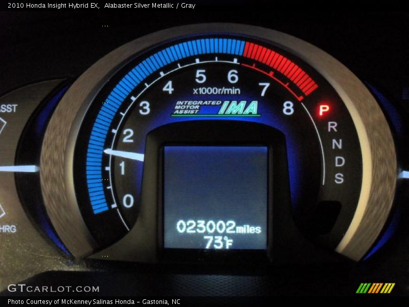 Alabaster Silver Metallic / Gray 2010 Honda Insight Hybrid EX