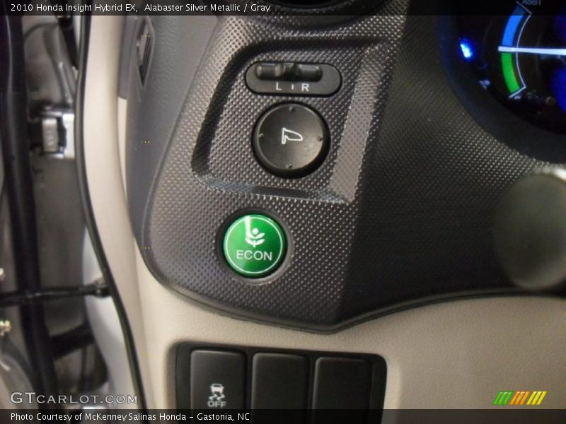 Alabaster Silver Metallic / Gray 2010 Honda Insight Hybrid EX