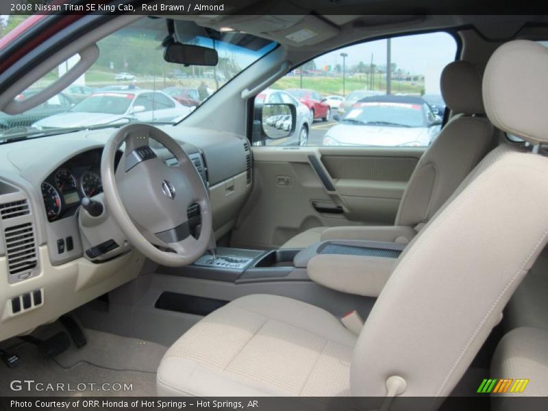  2008 Titan SE King Cab Almond Interior