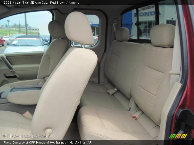  2008 Titan SE King Cab Almond Interior