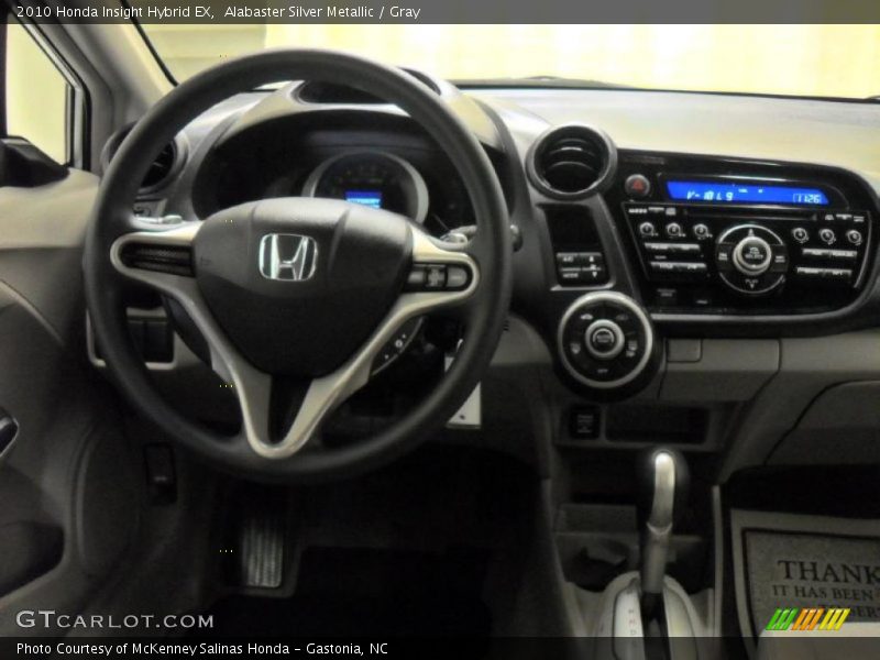 Alabaster Silver Metallic / Gray 2010 Honda Insight Hybrid EX