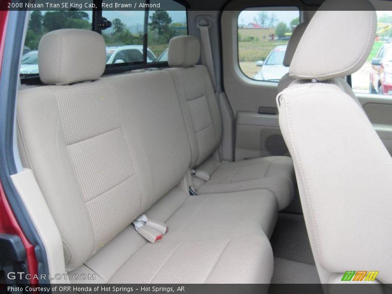  2008 Titan SE King Cab Almond Interior