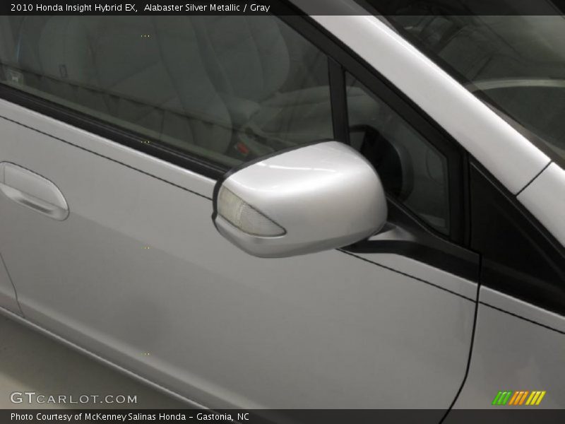 Alabaster Silver Metallic / Gray 2010 Honda Insight Hybrid EX