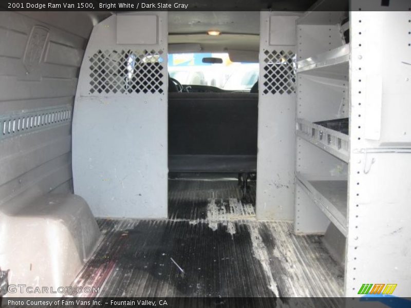 Bright White / Dark Slate Gray 2001 Dodge Ram Van 1500