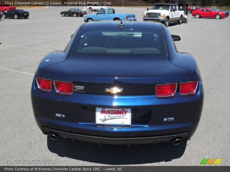 Imperial Blue Metallic / Gray 2011 Chevrolet Camaro LS Coupe