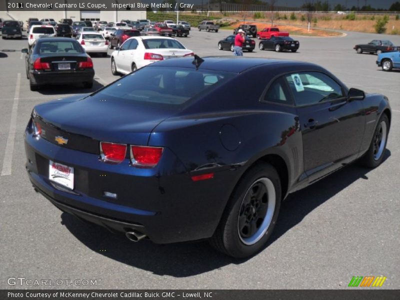 Imperial Blue Metallic / Gray 2011 Chevrolet Camaro LS Coupe