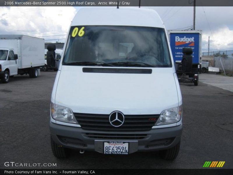 Arctic White / Gray 2006 Mercedes-Benz Sprinter 2500 High Roof Cargo