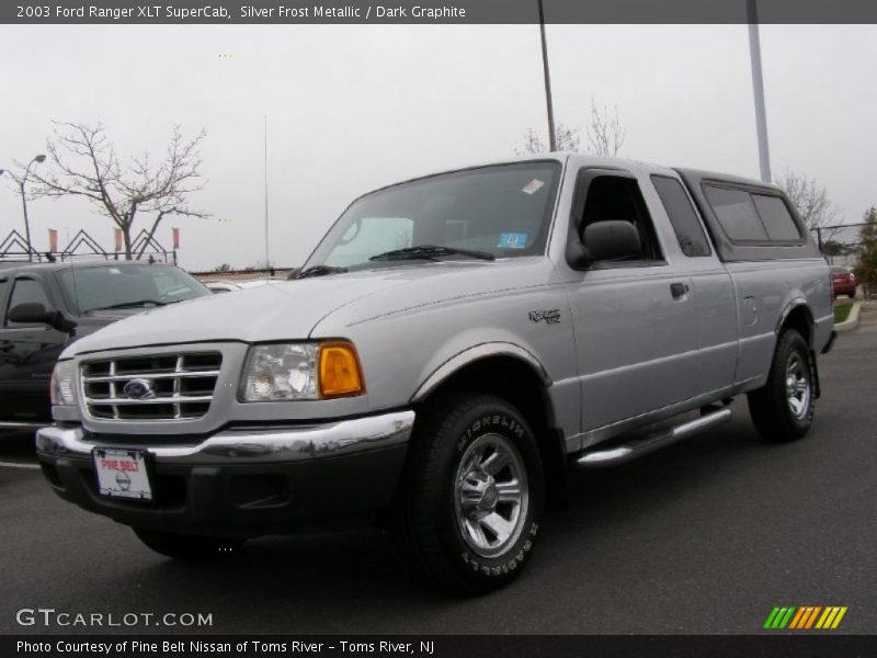 Silver Frost Metallic / Dark Graphite 2003 Ford Ranger XLT SuperCab