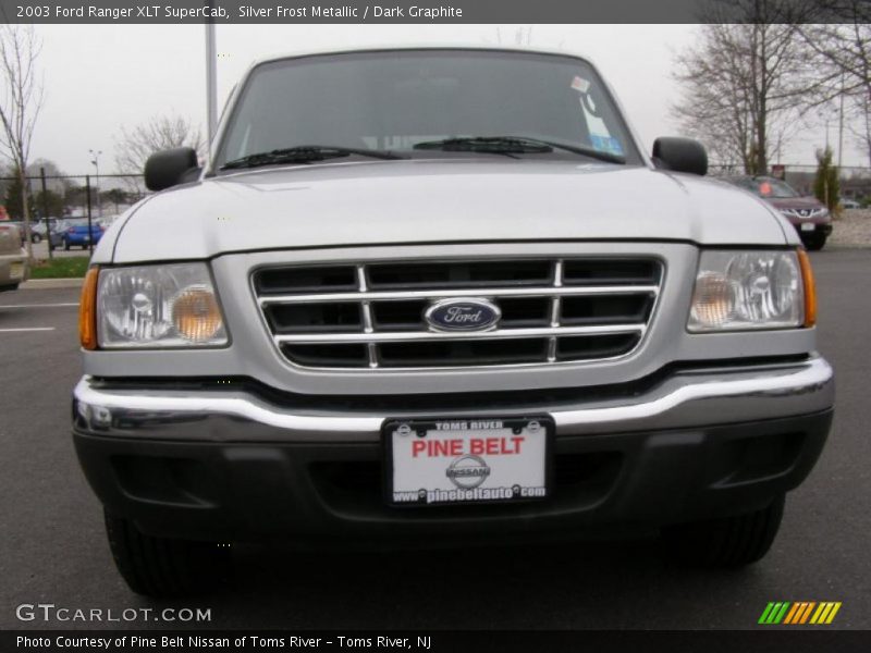 Silver Frost Metallic / Dark Graphite 2003 Ford Ranger XLT SuperCab