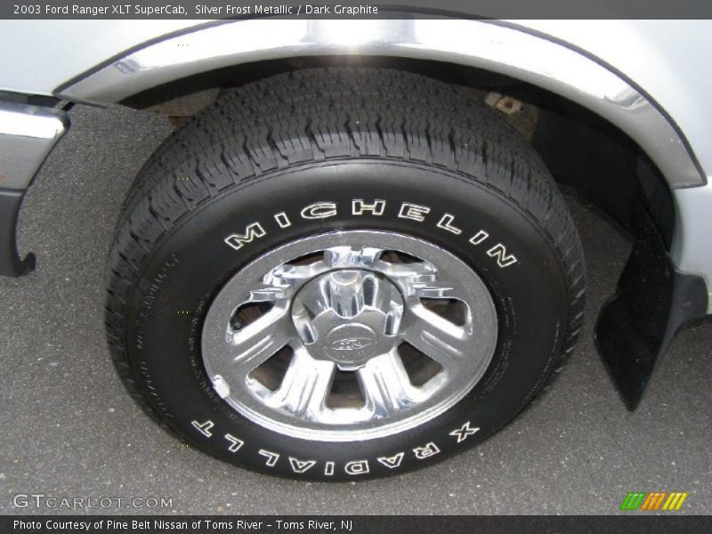 Silver Frost Metallic / Dark Graphite 2003 Ford Ranger XLT SuperCab