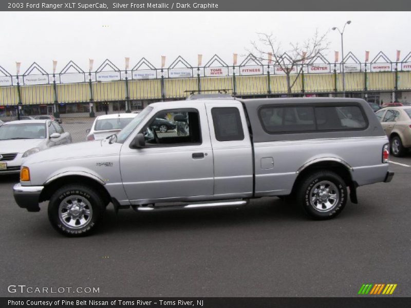 Silver Frost Metallic / Dark Graphite 2003 Ford Ranger XLT SuperCab
