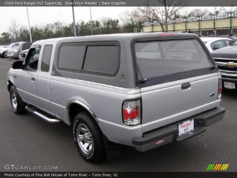 Silver Frost Metallic / Dark Graphite 2003 Ford Ranger XLT SuperCab