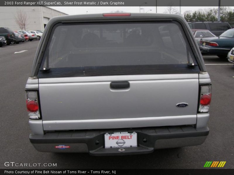 Silver Frost Metallic / Dark Graphite 2003 Ford Ranger XLT SuperCab