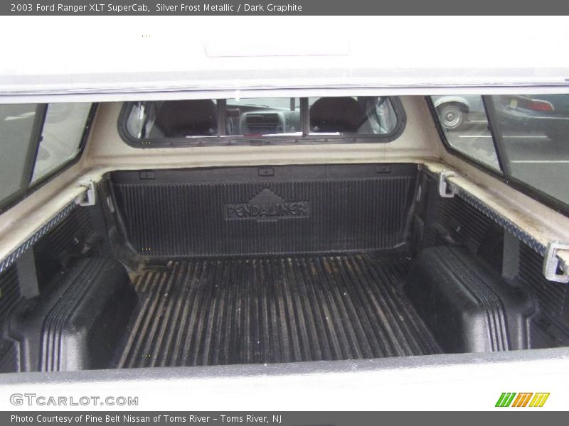 Silver Frost Metallic / Dark Graphite 2003 Ford Ranger XLT SuperCab