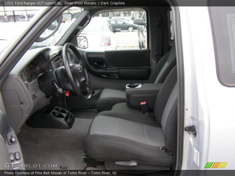 Silver Frost Metallic / Dark Graphite 2003 Ford Ranger XLT SuperCab