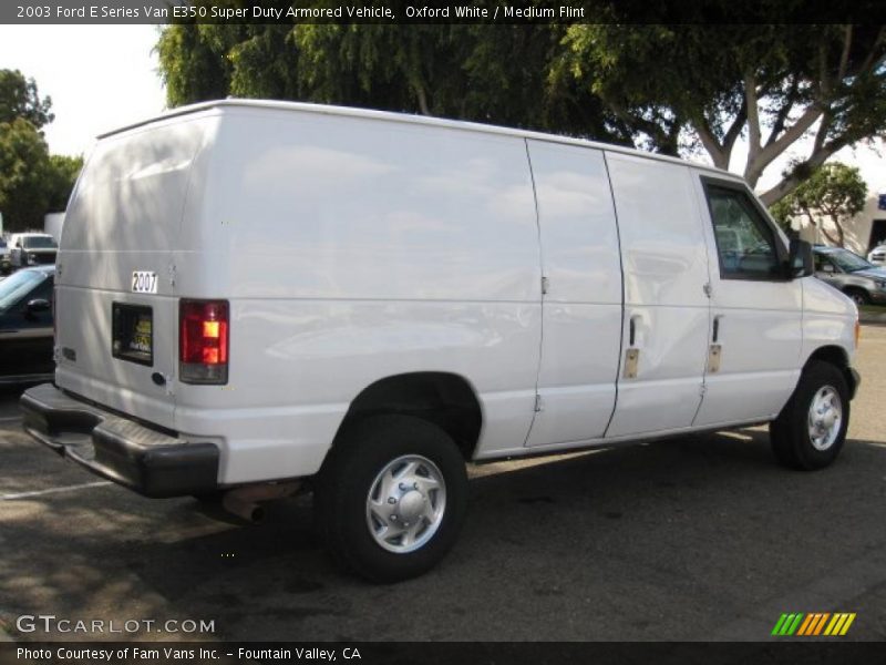Oxford White / Medium Flint 2003 Ford E Series Van E350 Super Duty Armored Vehicle