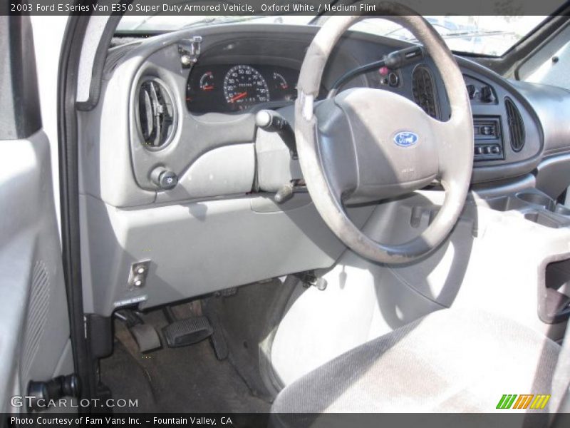 Oxford White / Medium Flint 2003 Ford E Series Van E350 Super Duty Armored Vehicle
