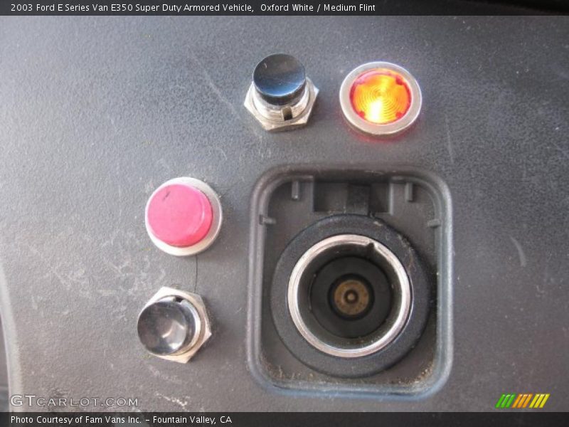Controls of 2003 E Series Van E350 Super Duty Armored Vehicle