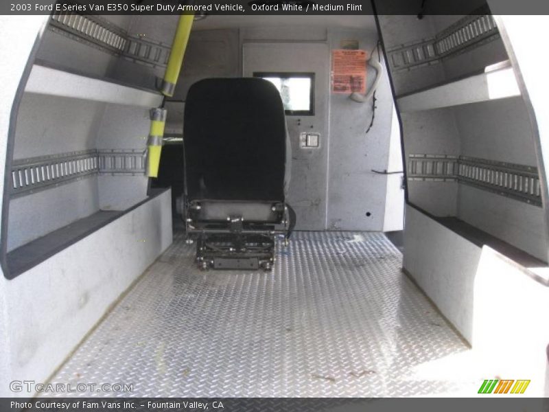  2003 E Series Van E350 Super Duty Armored Vehicle Medium Flint Interior
