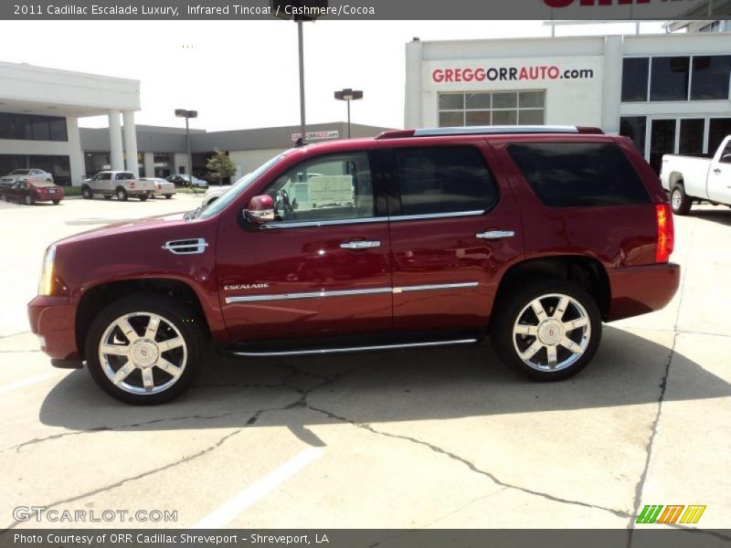 Infrared Tincoat / Cashmere/Cocoa 2011 Cadillac Escalade Luxury