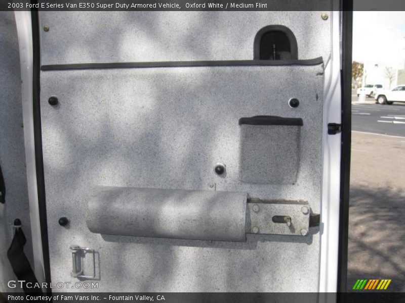  2003 E Series Van E350 Super Duty Armored Vehicle Medium Flint Interior