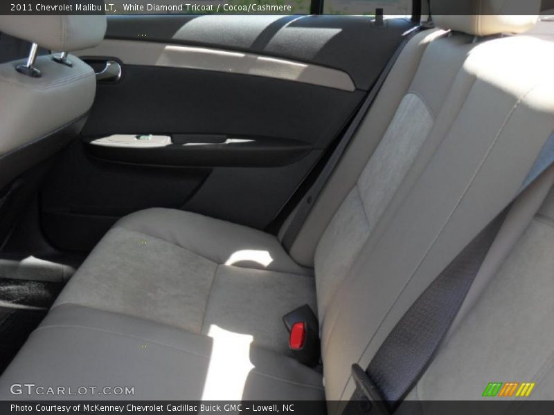 White Diamond Tricoat / Cocoa/Cashmere 2011 Chevrolet Malibu LT