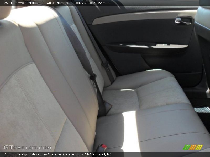 White Diamond Tricoat / Cocoa/Cashmere 2011 Chevrolet Malibu LT