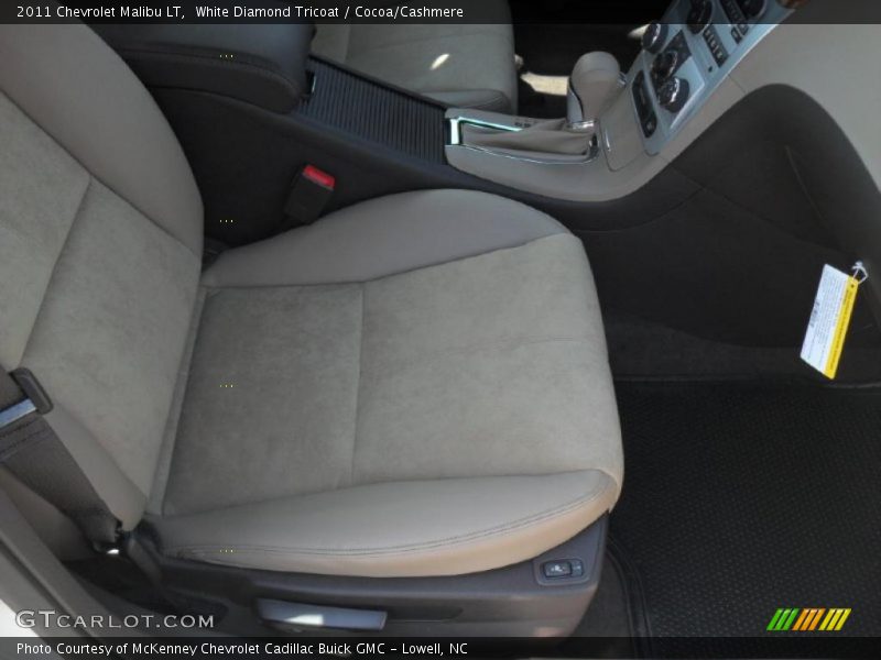 White Diamond Tricoat / Cocoa/Cashmere 2011 Chevrolet Malibu LT