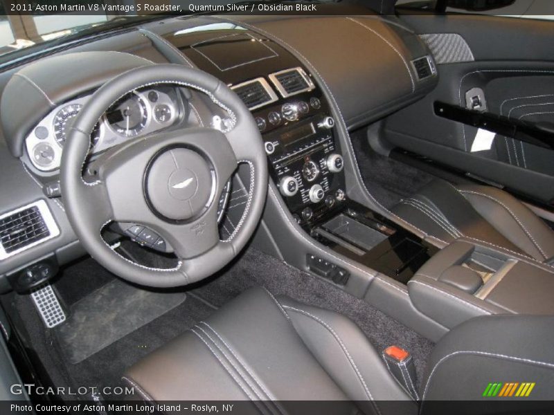 Obsidian Black Interior - 2011 V8 Vantage S Roadster 