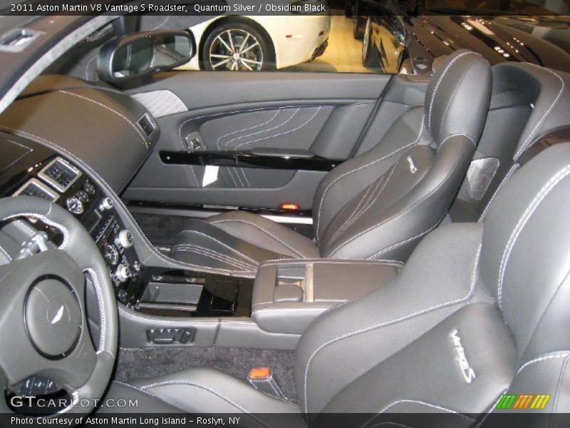  2011 V8 Vantage S Roadster Obsidian Black Interior