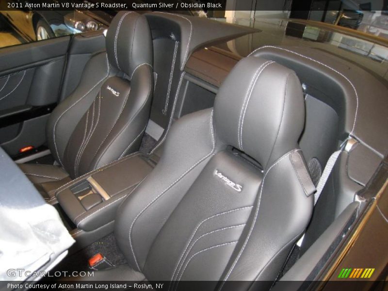  2011 V8 Vantage S Roadster Obsidian Black Interior