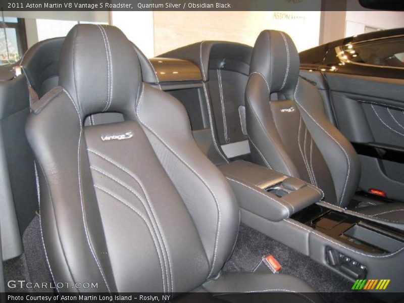  2011 V8 Vantage S Roadster Obsidian Black Interior