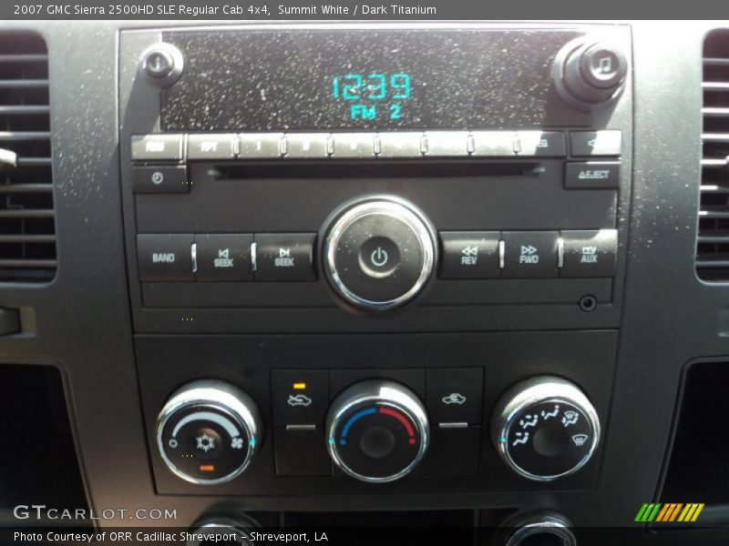 Summit White / Dark Titanium 2007 GMC Sierra 2500HD SLE Regular Cab 4x4