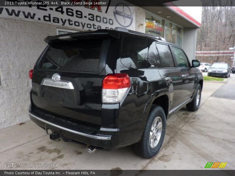 Black / Sand Beige Leather 2011 Toyota 4Runner SR5 4x4