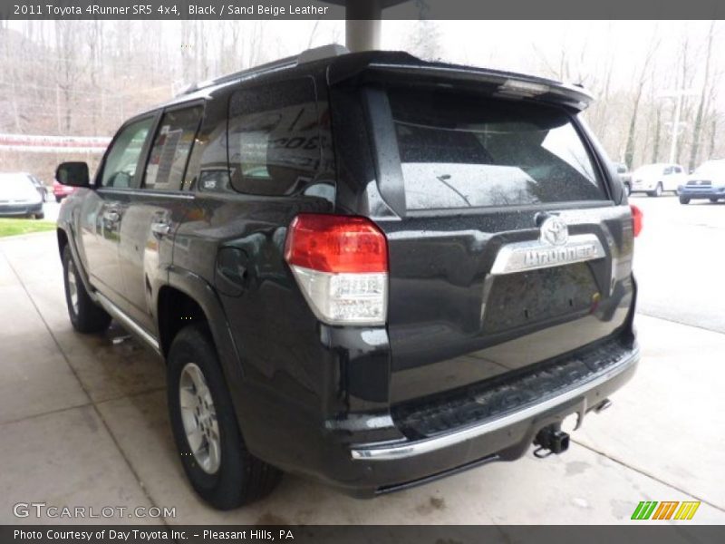 Black / Sand Beige Leather 2011 Toyota 4Runner SR5 4x4