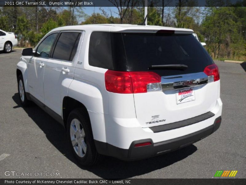Olympic White / Jet Black 2011 GMC Terrain SLE