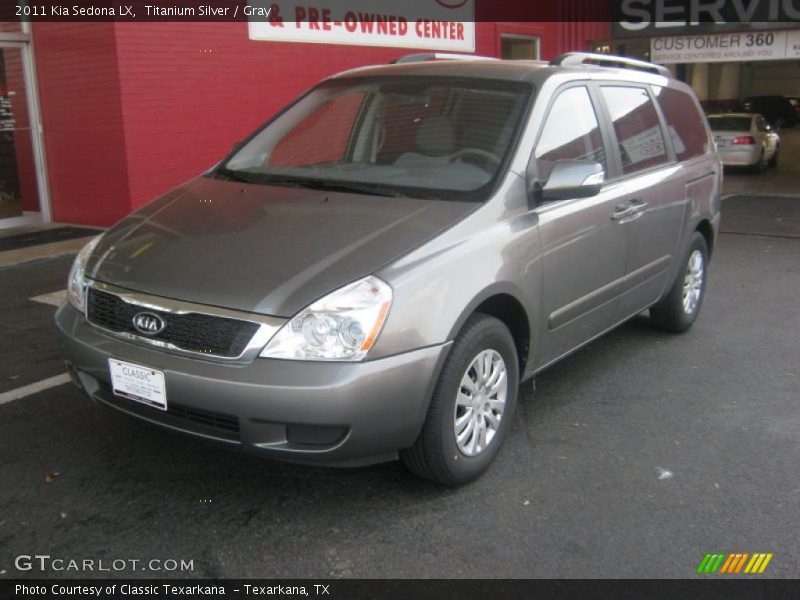 Titanium Silver / Gray 2011 Kia Sedona LX