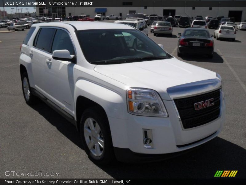 Olympic White / Jet Black 2011 GMC Terrain SLE