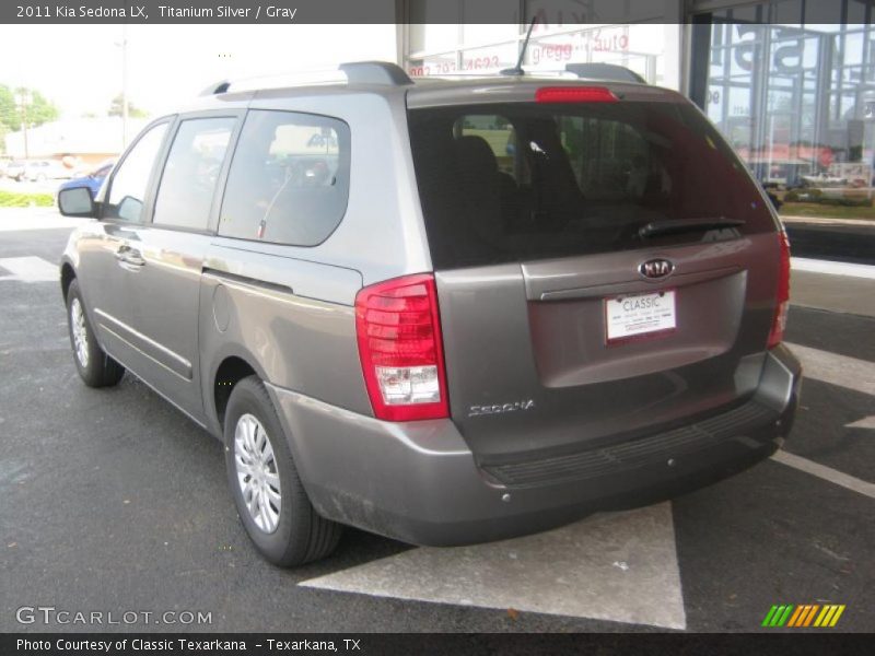 Titanium Silver / Gray 2011 Kia Sedona LX