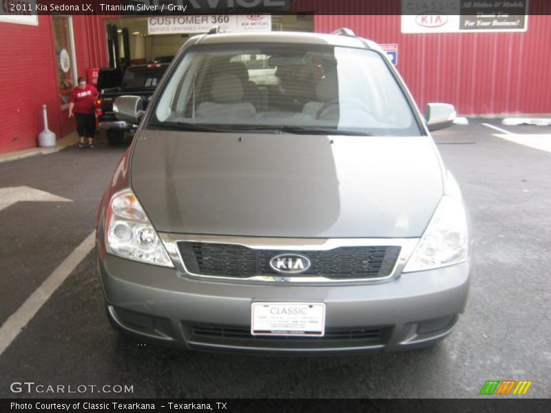 Titanium Silver / Gray 2011 Kia Sedona LX