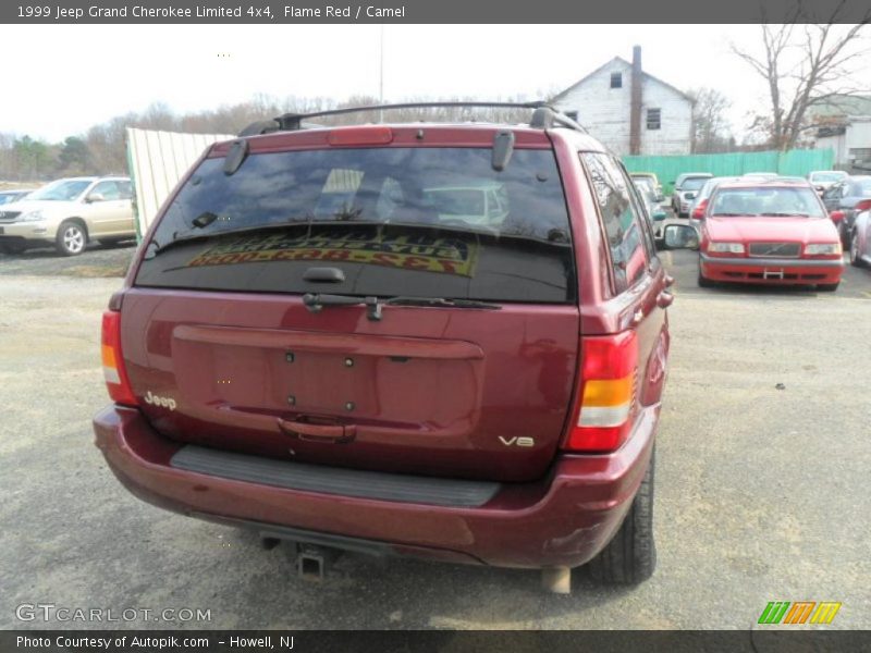 Flame Red / Camel 1999 Jeep Grand Cherokee Limited 4x4