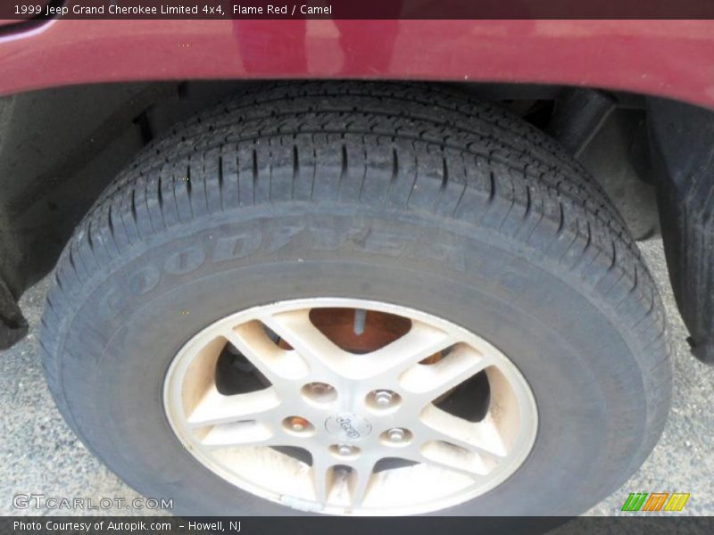 Flame Red / Camel 1999 Jeep Grand Cherokee Limited 4x4