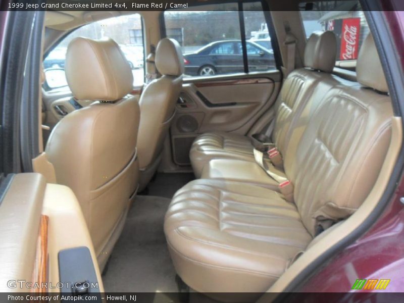 Flame Red / Camel 1999 Jeep Grand Cherokee Limited 4x4