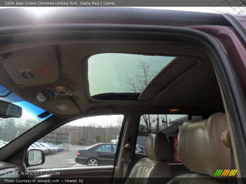 Flame Red / Camel 1999 Jeep Grand Cherokee Limited 4x4